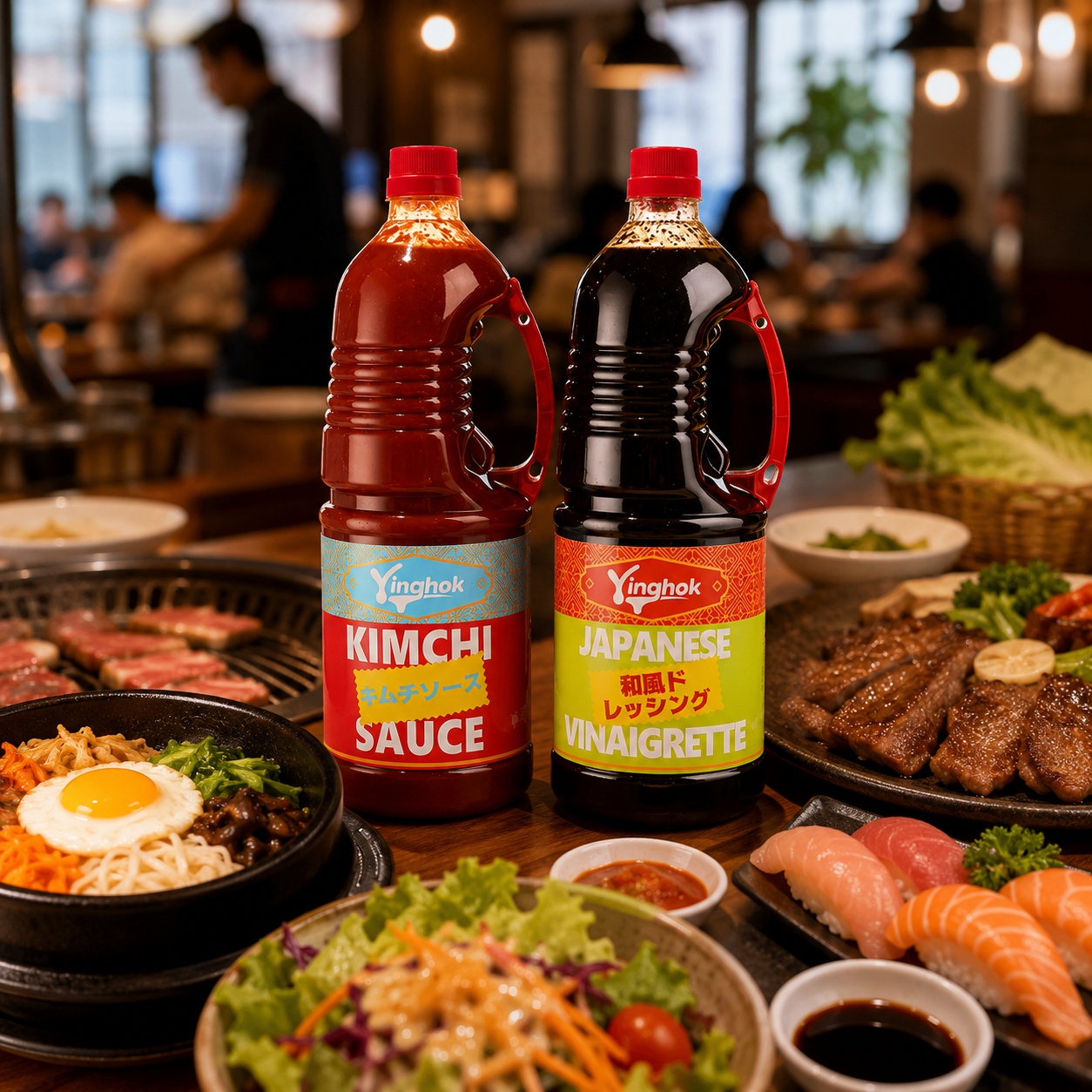 Korean & Japanese Restaurants