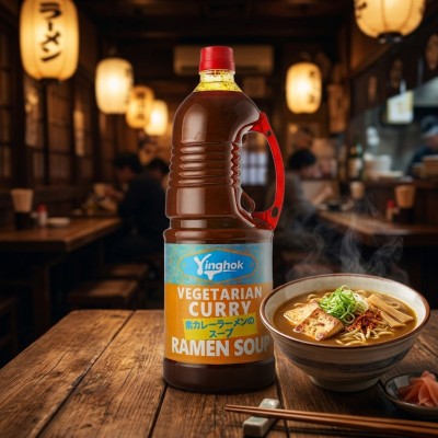 Vegetarian Curry Ramen Base Manufacturer | Wholesale Plant-Based Ramen Soup