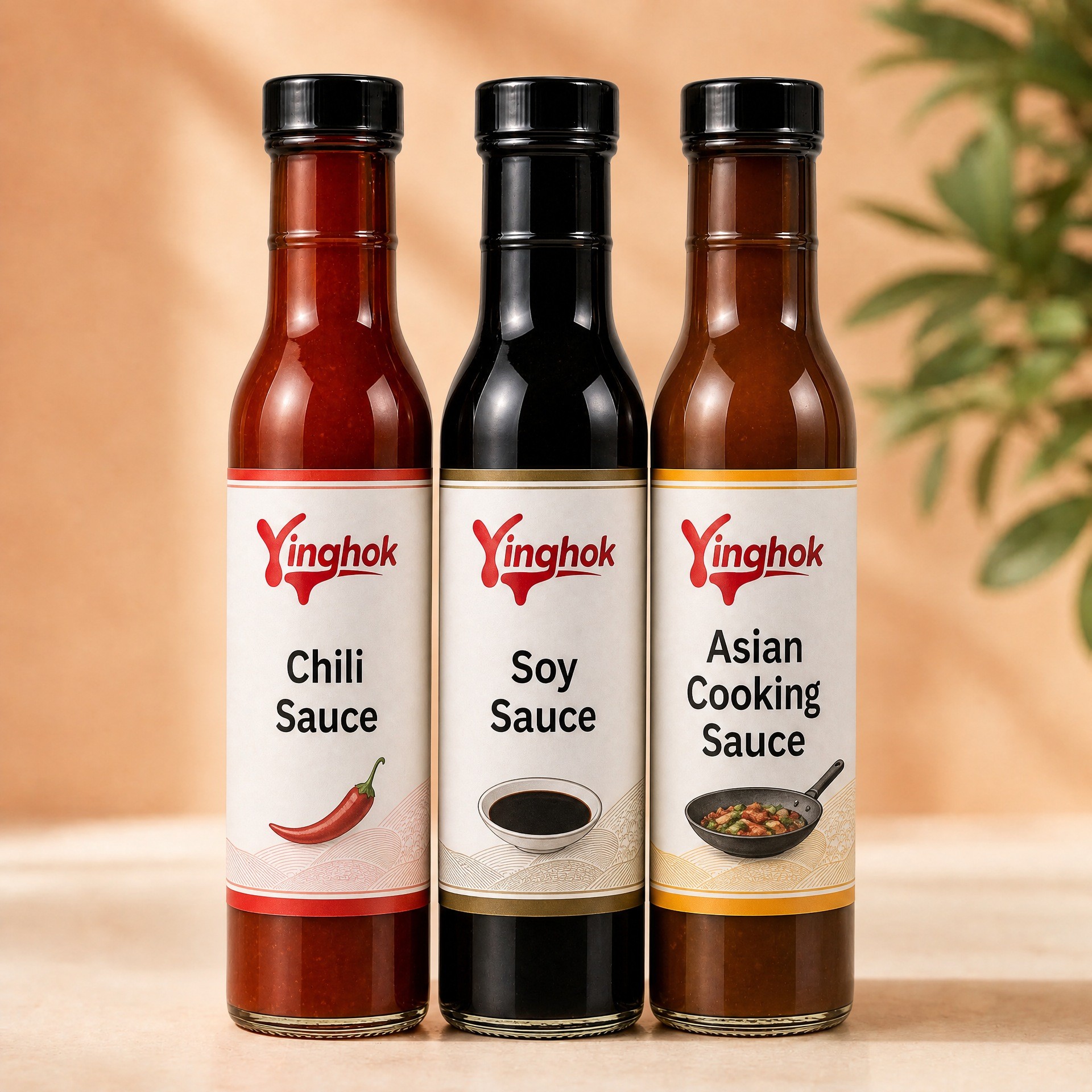 Bulk ramen soup base and Asian cooking sauces from Yinghok