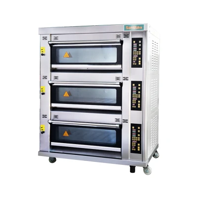 Custom Commercial Deck Ovens | Floor Model Triple Multi-Purpose Deck Oven