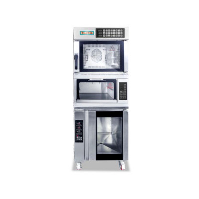 Commercial Combination Deck Oven | Stainless Steel Electric Convection & Deck Oven