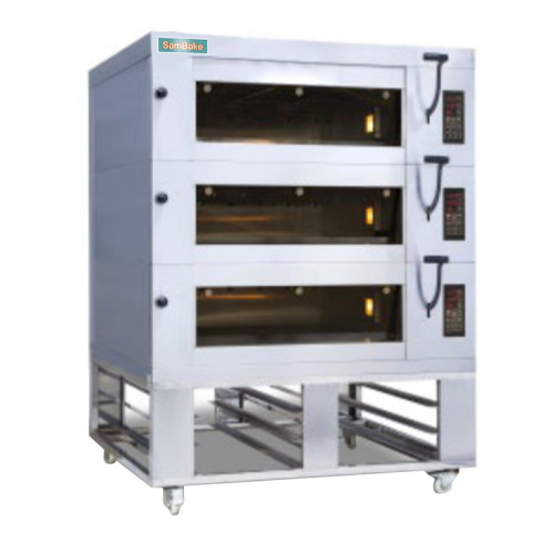 Modular Commercial 3 Deck Oven – Low 1-Unit MOQ, Customizable Colors & Logos for Baker Startups