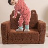 Foldable Kids Soft Sofa 2 In 1, Comfortable Toddler Chair | Convertible Into Sofa Recliner Custom