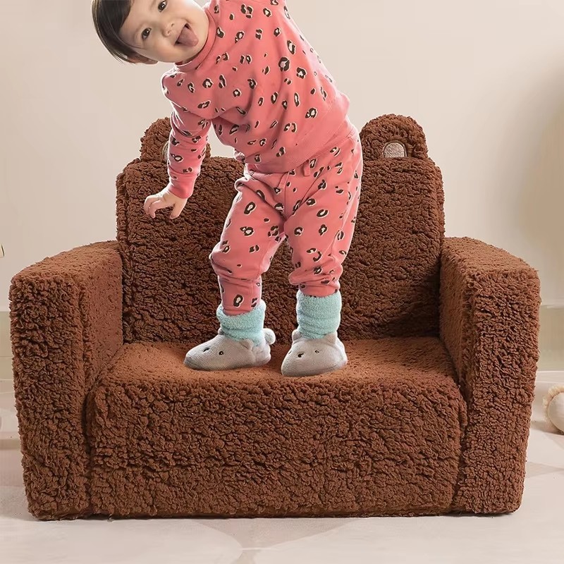 Foldable Kids Soft Sofa 2 In 1