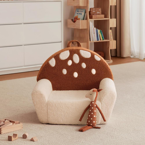 OEM/ODM Custom Baby Couch Compressed Foam Chair Foldable Kids Soft Sofa for Living Room