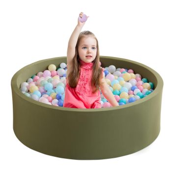 Round Ball Pool Baby Foam Ball Pit for Kids Soft & Safe Indoor Playing