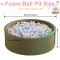 Round Ball Pool Baby Foam Ball Pit for Kids Soft & Safe Indoor Playing