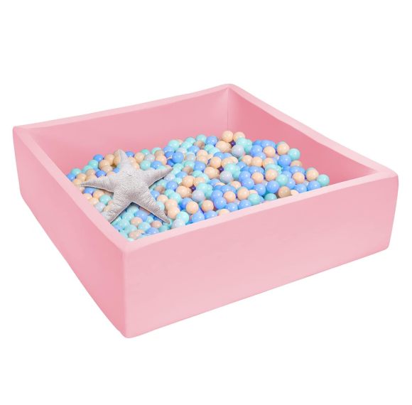Tender Square Baby Foam Ball Pit for Kids Soft & Safe Indoor Playing