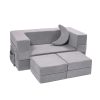 Tender Modular Kids Couch Toddler Foam Sofa Compressed for Kids Soft & Safe Indoor Playing