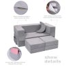 Tender Modular Kids Couch Toddler Foam Sofa Compressed for Kids Soft & Safe Indoor Playing