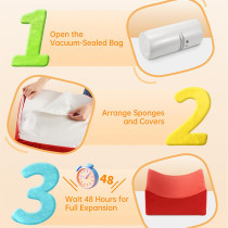 Premium Soft Foam Building Blocks for Toddlers - Soft Play Blocks for Indoor Learning & Fun