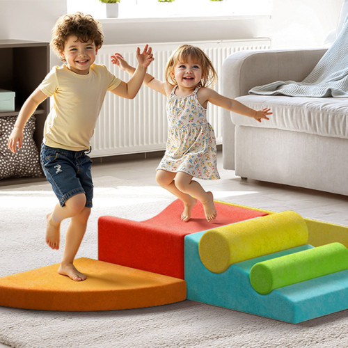Premium Soft Foam Building Blocks for Toddlers - Soft Play Blocks for Indoor Learning & Fun