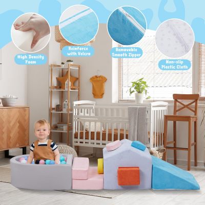 Soft Play Blocks Safe Foam Building Blocks for Toddlers' Early Development