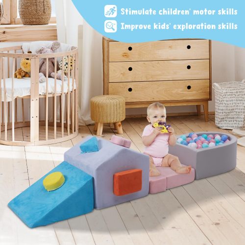 Soft Play Blocks Safe Foam Building Blocks for Toddlers' Early Development