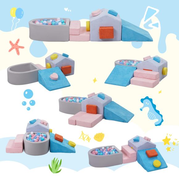 Soft Play Blocks Safe Foam Building Blocks for Toddlers' Early Development