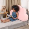 Custom Kids Sofa with Cloud Back Pillow for Reading and Playtime
