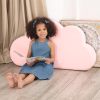 Custom Kids Sofa with Cloud Back Pillow for Reading and Playtime