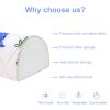 Premium Toddler Bed Bumper | Soft Foam Safety Guard with Non-Slip Washable Cover | Ideal for Crib to Bed Transition | OEM/ODM Support