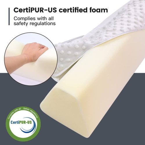 Upgraded Foam Bed Bumper for Toddlers | Breathable Non-Slip Cover | Safe Transition from Crib to Bed | Custom Size OEM Supply