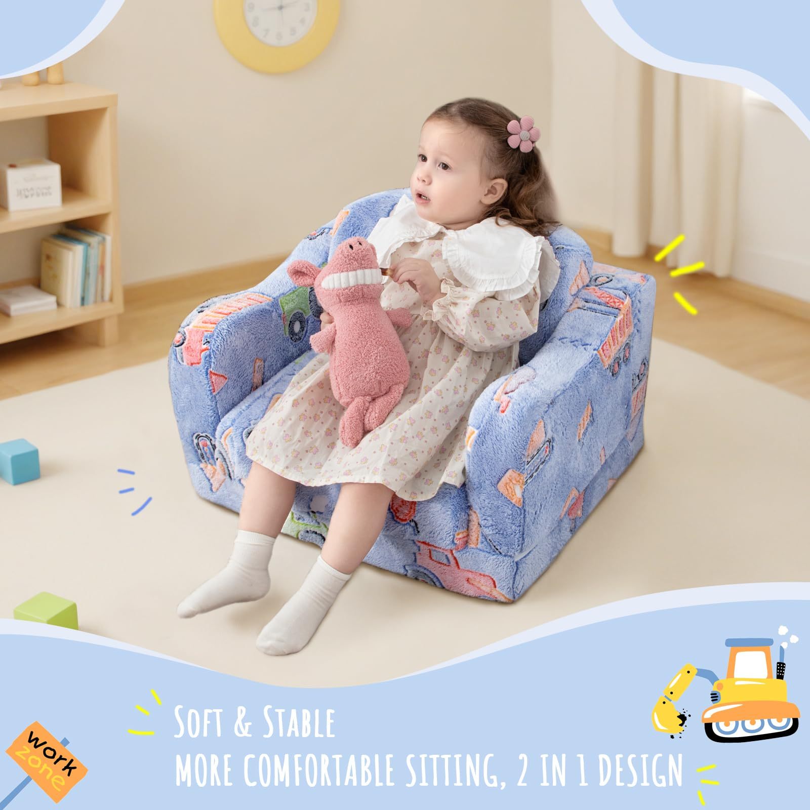 Interesting parameters of children's sofa
