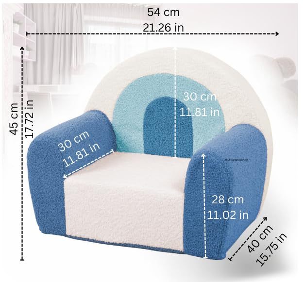 Foldable Kids Soft Sofa 2 In 1