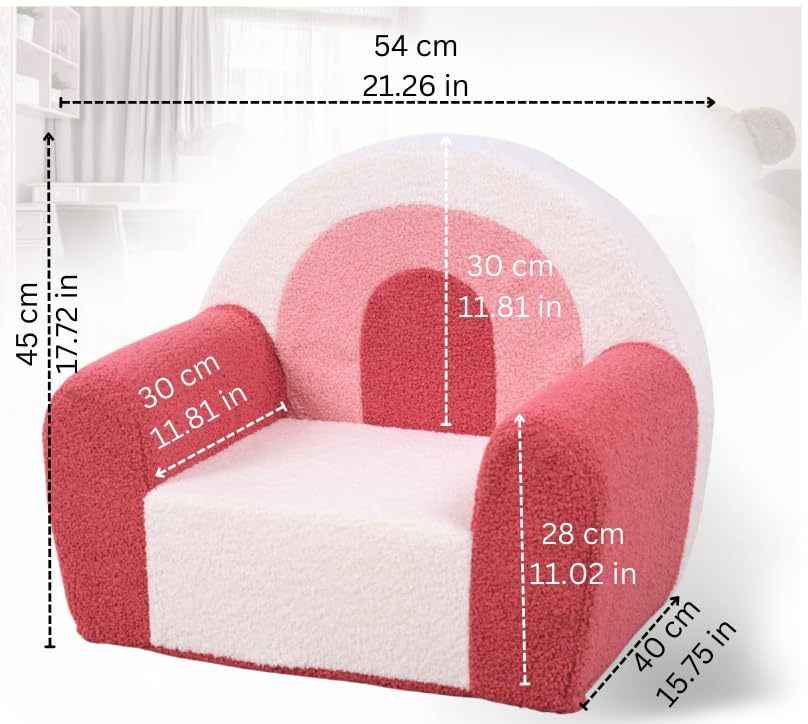 Foldable Kids Soft Sofa 2 In 1