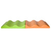 OEM Soft Foam Wavy Ramp for Toddlers Indoor Climbing and Play Gym Equipment