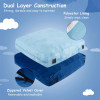 Factory Direct Soft Crash Pad for Kids with Blue Velvet Cover and Foam Blocks