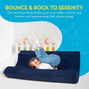 Factory Custom Made Sensory Rocking Chair for Kids with Soft Foam Body Support for Play and Therapy