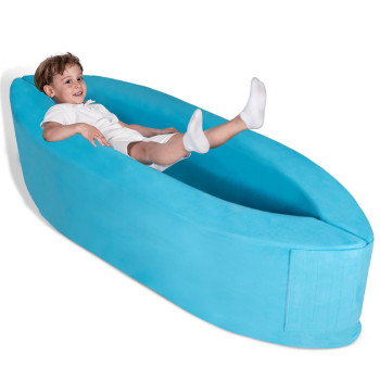 Adjustable Sensory Foam Canoe Chair for Kids with Compression Support for Therapy Use