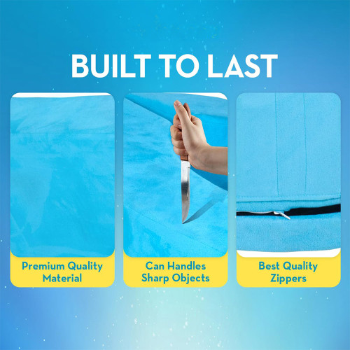 Adjustable Sensory Foam Canoe Chair for Kids with Compression Support for Therapy Use