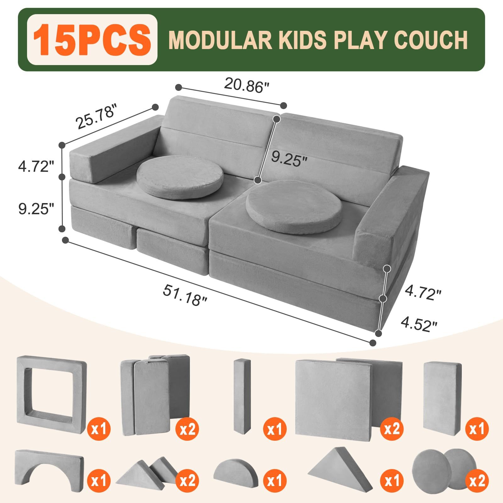 Sofa recliner length, width & height introduction