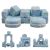 OEM&ODM Modular Kids Play Couch with Glow in the Dark Foam for Imaginative Playroom Setup