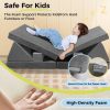 Custom Modular 18PCS Kids Foam Play Couch Set for Playroom and Bedroom Fort Building Fun