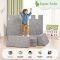 8 PCs Modular Kids Play Couch Convertible Foam Sofa for Toddlers Grey