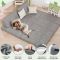 8 PCs Modular Kids Play Couch Convertible Foam Sofa for Toddlers Grey