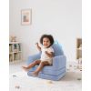 Customizable Sherpa Kids Couch with Triceratops Design for Toddlers Bedroom and Playroom Use