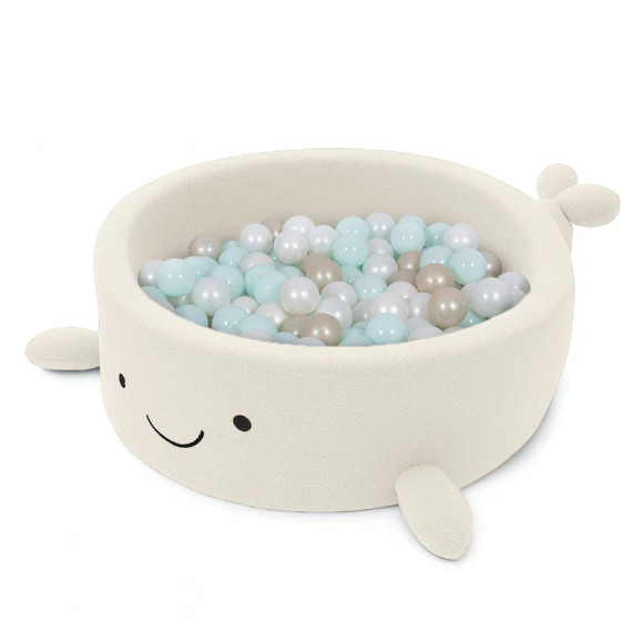 Custom Whale Design Foam Ball Pit for Toddlers Indoor Playroom and Sensory Activities