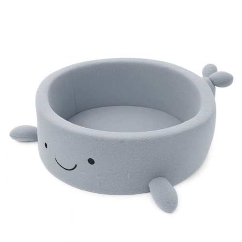 Custom Whale Design Foam Ball Pit for Toddlers Indoor Playroom and Sensory Activities