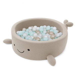 Custom Whale Design Foam Ball Pit for Toddlers Indoor Playroom and Sensory Activities
