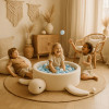 Factory Custom Turtle Shape Foam Ball Pit for Toddlers Indoor Play and Sensory Fun