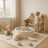Factory Custom Turtle Shape Foam Ball Pit for Toddlers Indoor Play and Sensory Fun