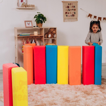 Kids Foam Balance Beam Indoor Soft Play Balance Trainer for Children