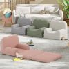 Custom Factory-Made Green Foam Sofa for Kids' Rooms