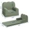 Custom Factory-Made Green Foam Sofa for Kids' Rooms