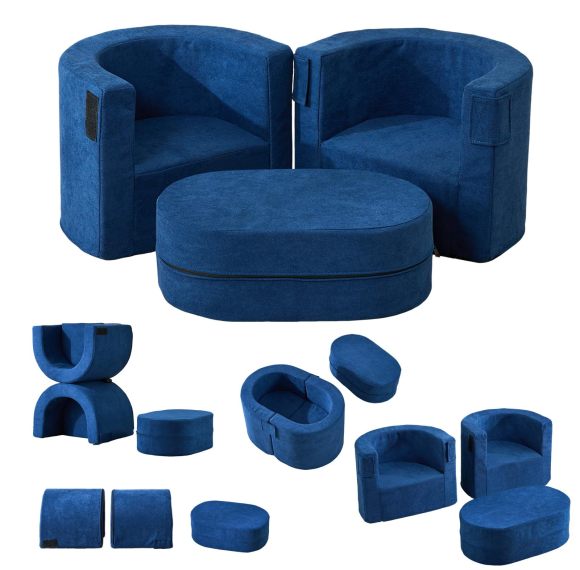 Customized OEM&ODM Modular Kids Play Couch Chair Set Foam Floor Cushions for Childrens