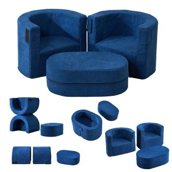 Customized OEM&ODM Modular Kids Play Couch Chair Set Foam Floor Cushions for Childrens