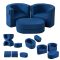 Customized OEM&ODM Modular Kids Play Couch Chair Set Foam Floor Cushions for Childrens