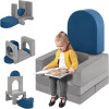 Tailored 7 pcs Modular Kids Play Couch Soft Foam Climbing Blocks for Toddlers