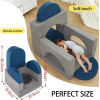 Tailored 7 pcs Modular Kids Play Couch Soft Foam Climbing Blocks for Toddlers